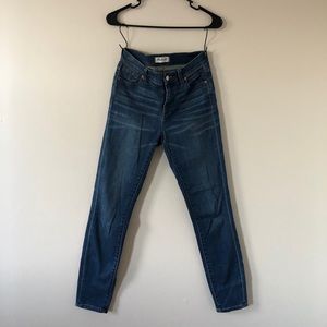 Madewell High Rise Skinny - Medium Wash